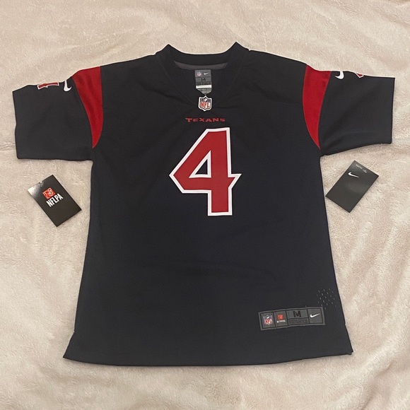 Nike NFL Houston Texans Jersey #4 Deshaun Watson Size Medium Youth (10/12) NWT - Picture 2 of 7
